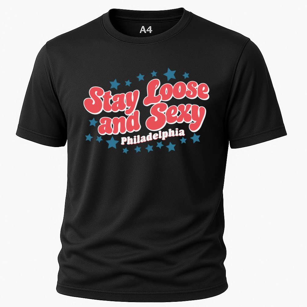 Stay Loose And Sexy Baby Philadelphia Baseball Cooling Performance Crew T-Shirt