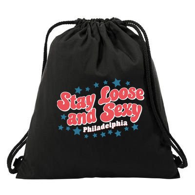 Stay Loose And Sexy Baby Philadelphia Baseball Drawstring Bag