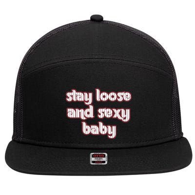 Stay Loose And Sexy Baby Philadelphia Baseball 7 Panel Mesh Trucker Snapback Hat