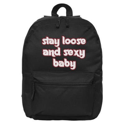 Stay Loose And Sexy Baby Philadelphia Baseball 16 in Basic Backpack
