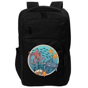 Sea Life Aquarium Cool Marine Impact Tech Backpack