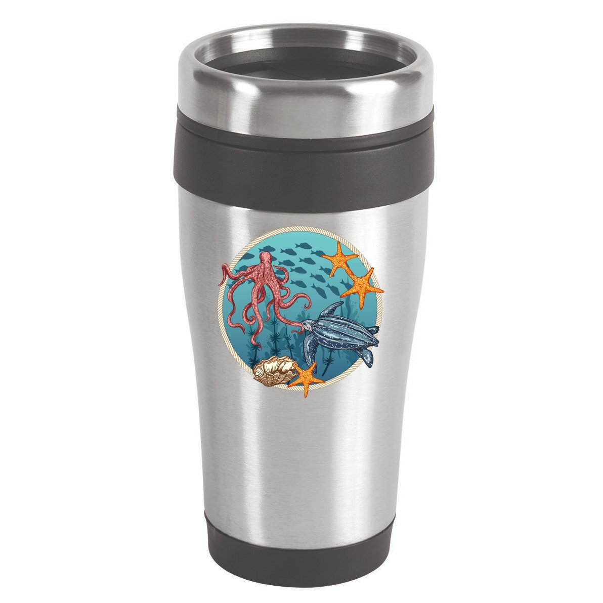 Sea Life Aquarium Cool Marine 16oz Travel Tumbler
