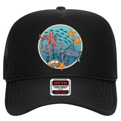 Sea Life Aquarium Cool Marine Trucker Hat