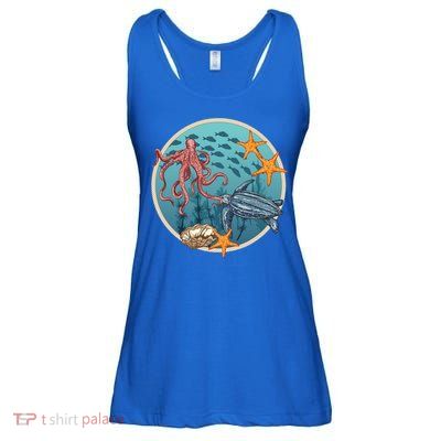 Sea Life Aquarium Cool Marine Ladies Essential Flowy Tank