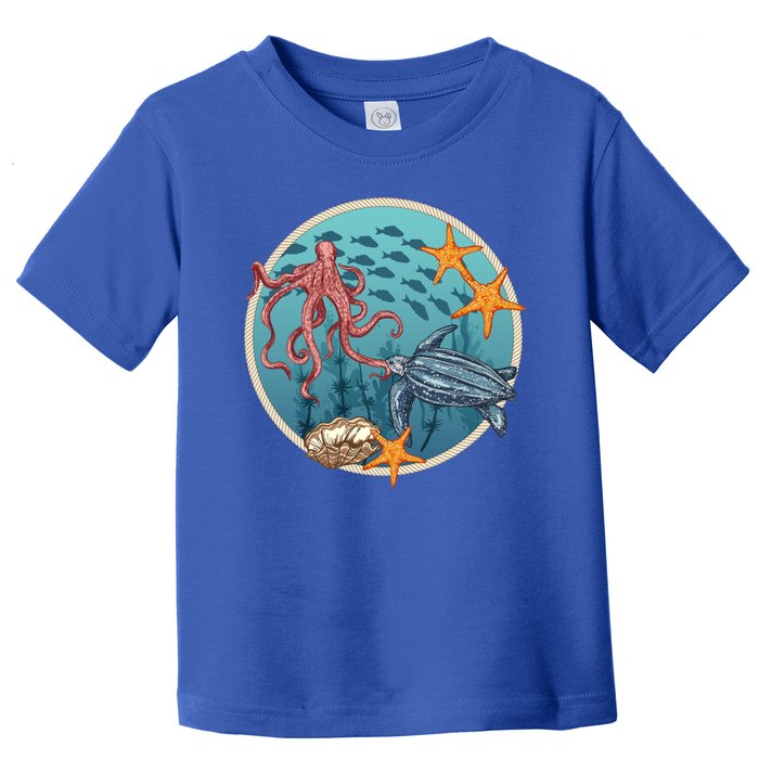 Sea Life Aquarium Cool Marine Toddler T-Shirt