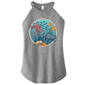 Sea Life Aquarium Cool Marine Women’s Perfect Tri Rocker Tank