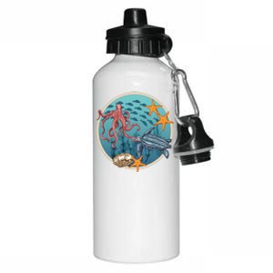 Sea Life Aquarium Cool Marine Aluminum Water Bottle