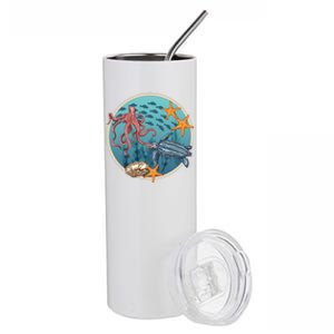 Sea Life Aquarium Cool Marine Stainless Steel Tumbler