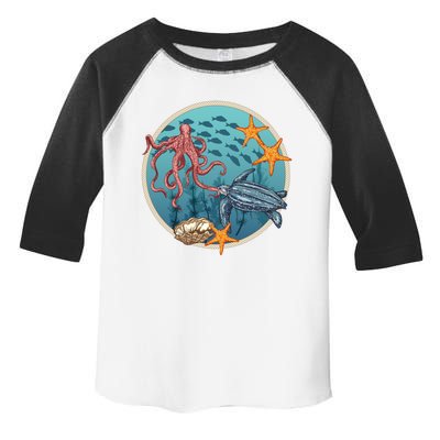 Sea Life Aquarium Cool Marine Toddler Fine Jersey T-Shirt