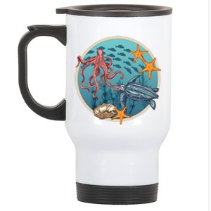 Sea Life Aquarium Cool Marine Stainless Steel Travel Mug