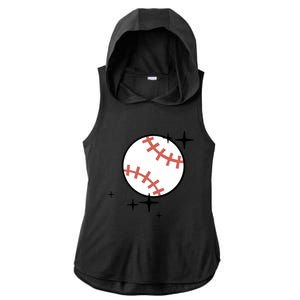 Somebodys Loud And Proud Baseball Mama Retro Pocket Cute Gift Ladies PosiCharge Tri-Blend Wicking Draft Hoodie Tank