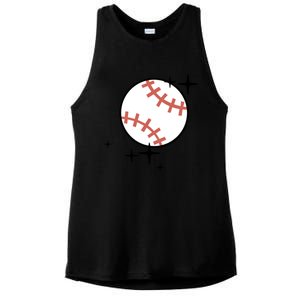 Somebodys Loud And Proud Baseball Mama Retro Pocket Cute Gift Ladies PosiCharge Tri-Blend Wicking Tank