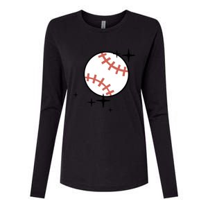 Somebodys Loud And Proud Baseball Mama Retro Pocket Cute Gift Womens Cotton Relaxed Long Sleeve T-Shirt