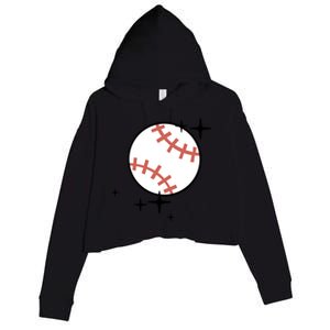 Somebodys Loud And Proud Baseball Mama Retro Pocket Cute Gift Crop Fleece Hoodie