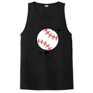 Somebodys Loud And Proud Baseball Mama Retro Pocket Cute Gift PosiCharge Competitor Tank