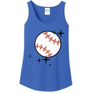 Somebodys Loud And Proud Baseball Mama Retro Pocket Cute Gift Ladies Essential Tank