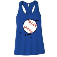 Somebodys Loud And Proud Baseball Mama Retro Pocket Cute Gift Women's Racerback Tank