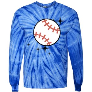 Somebodys Loud And Proud Baseball Mama Retro Pocket Cute Gift Tie-Dye Long Sleeve Shirt