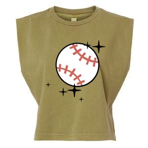 Somebodys Loud And Proud Baseball Mama Retro Pocket Cute Gift Garment-Dyed Women's Muscle Tee