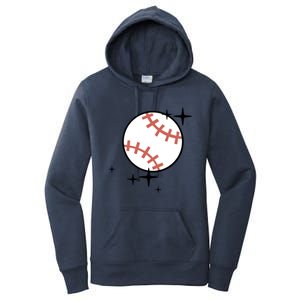 Somebodys Loud And Proud Baseball Mama Retro Pocket Cute Gift Women's Pullover Hoodie