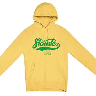 Slainte Irish Cheers Premium Pullover Hoodie