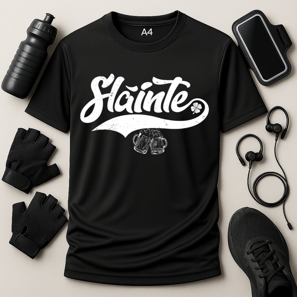 Slainte Irish Cheers Cooling Performance Crew T-Shirt