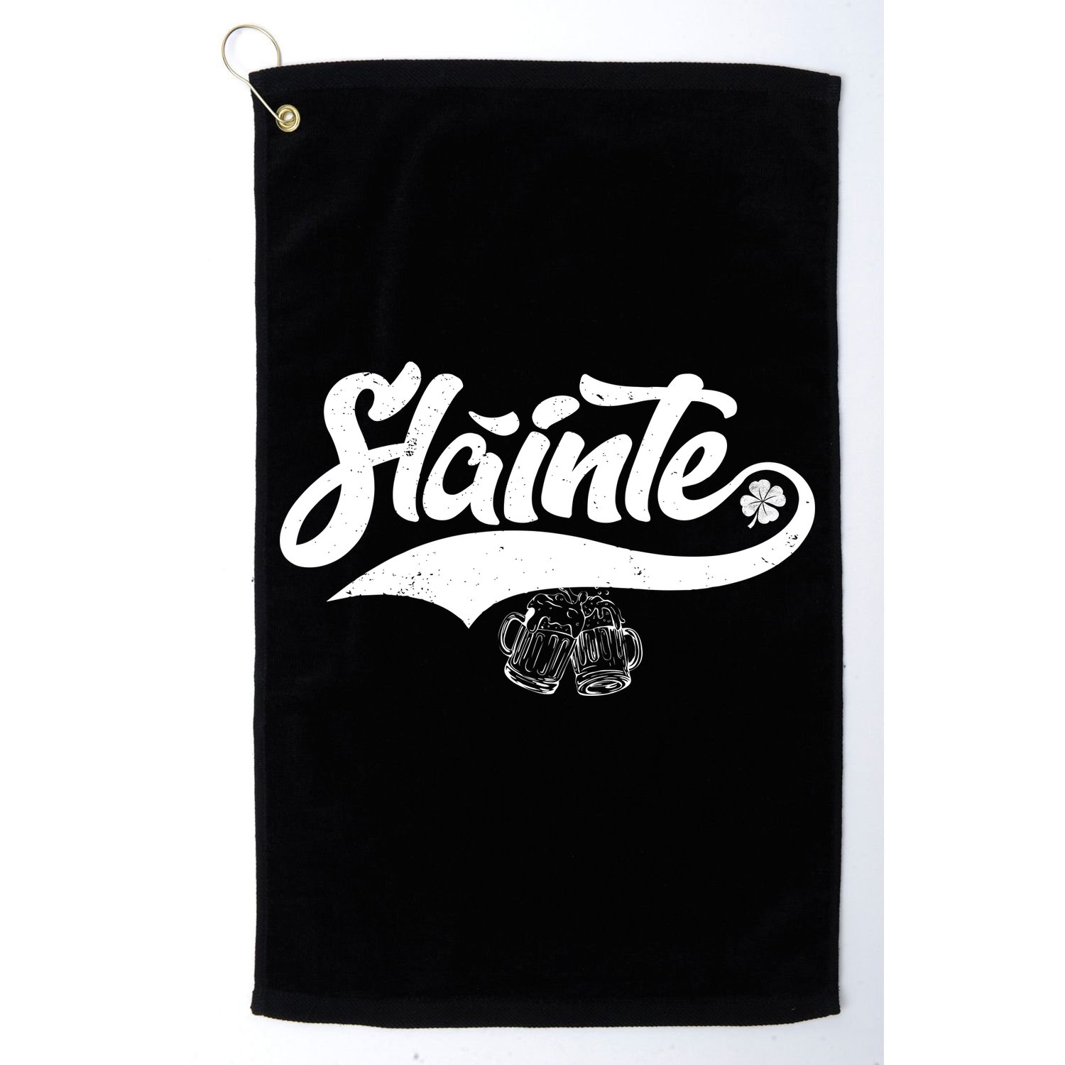 Slainte Irish Cheers Golf Towel