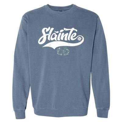 Slainte Irish Cheers Garment-Dyed Sweatshirt