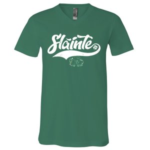 Slainte Irish Cheers V-Neck T-Shirt