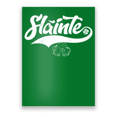 Slainte Irish Cheers Poster