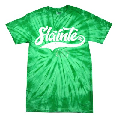 Slainte Irish Cheers Tie-Dye T-Shirt