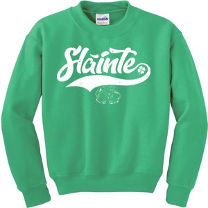 Slainte Irish Cheers Kids Sweatshirt