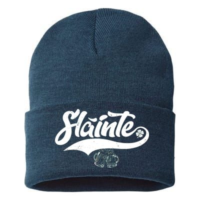 Slainte Irish Cheers Sustainable Knit Beanie