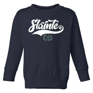 Slainte Irish Cheers Toddler Sweatshirt