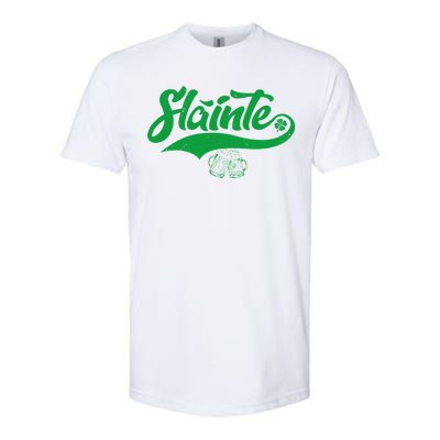 Slainte Irish Cheers Softstyle® CVC T-Shirt