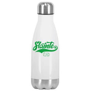 Slainte Irish Cheers Stainless Steel Insulated Water Bottle