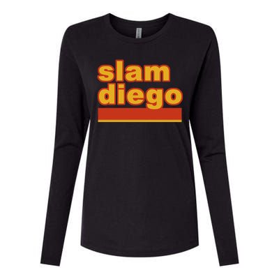 Slam Diego Womens Cotton Relaxed Long Sleeve T-Shirt