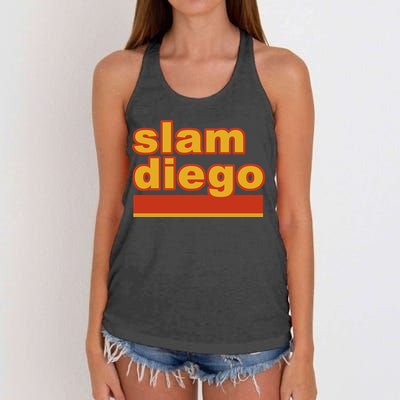 Slam Diego Women's Knotted Racerback Tank