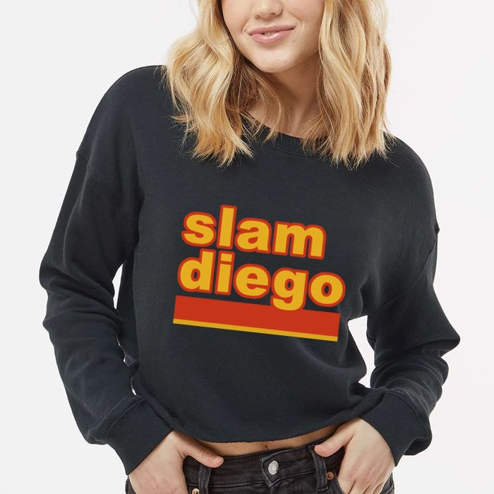 Slam Diego Cropped Pullover Crew
