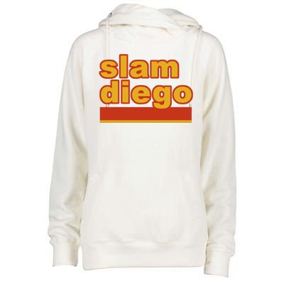 Slam Diego Womens Funnel Neck Pullover Hood