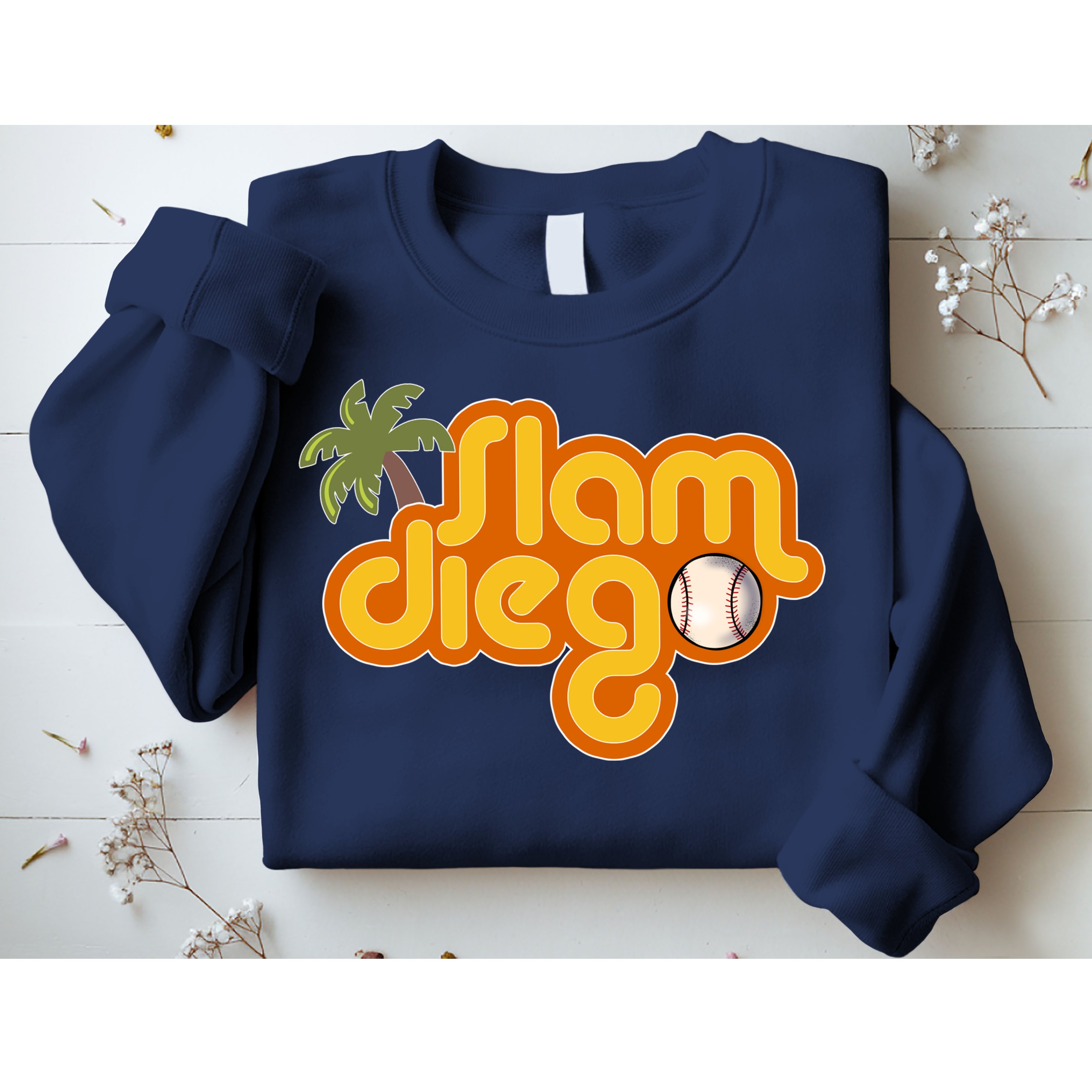 Slam Diego Tropical Baseball Sweatshirt