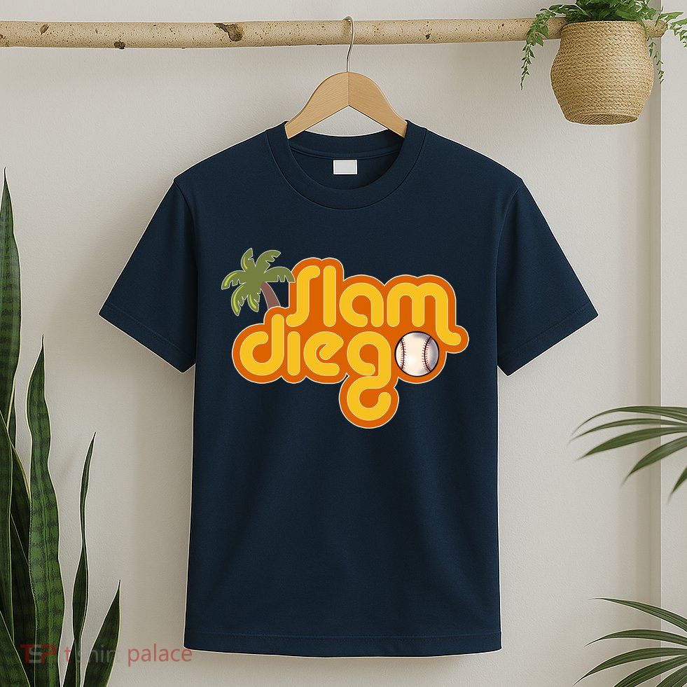 Slam Diego Tropical Baseball T-Shirt