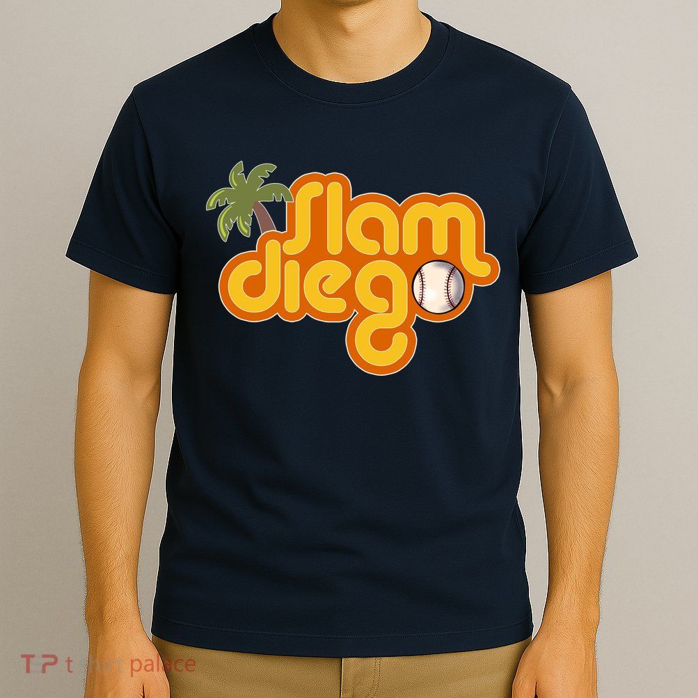 Slam Diego Tropical Baseball T-Shirt