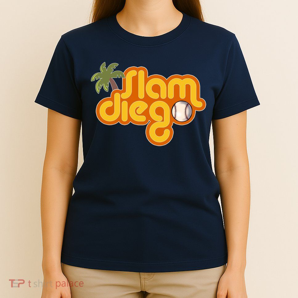 Slam Diego Tropical Baseball T-Shirt