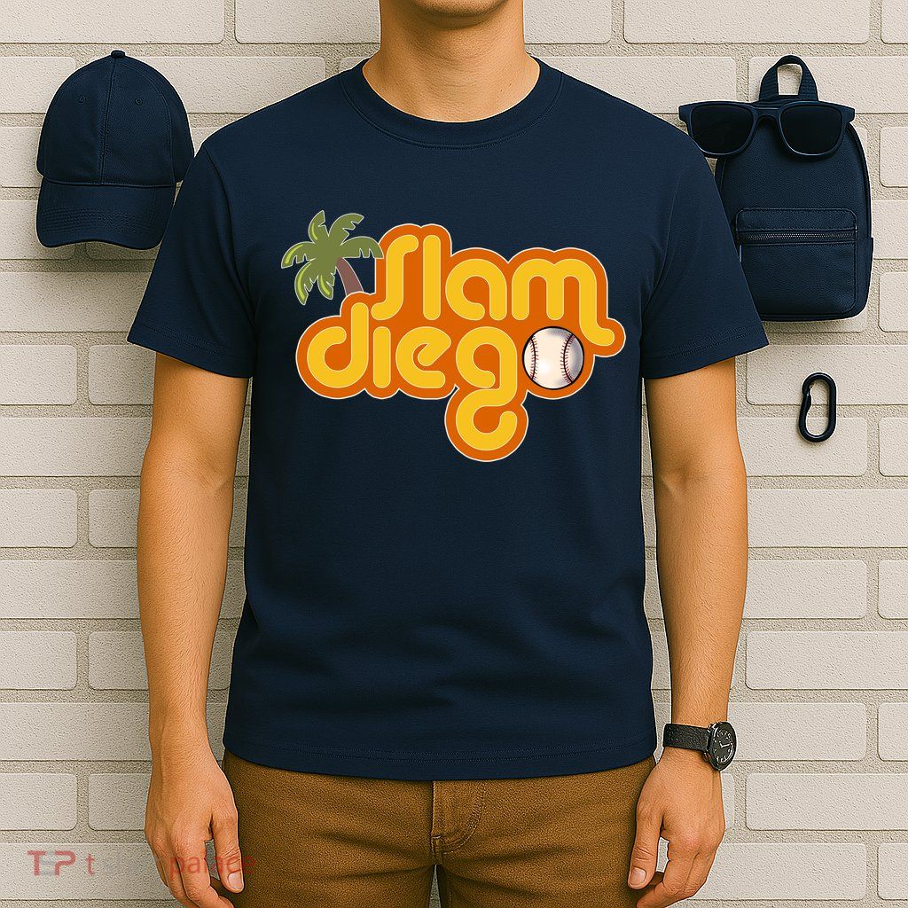 Slam Diego Tropical Baseball T-Shirt