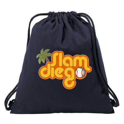 Slam Diego Tropical Baseball Drawstring Bag