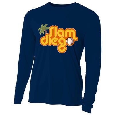 Slam Diego Tropical Baseball Cooling Performance Long Sleeve Crew