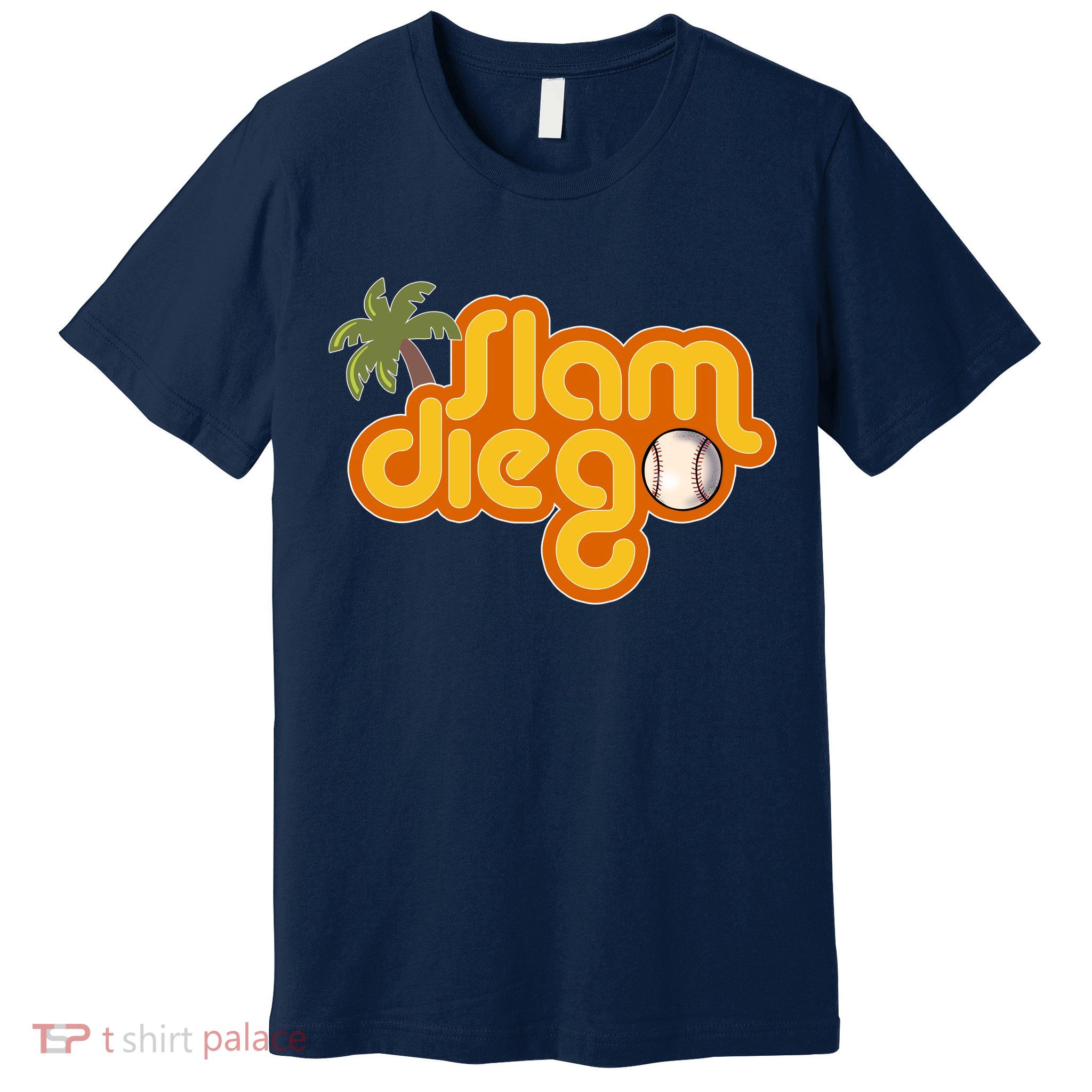 Slam Diego Tropical Baseball Premium T-Shirt