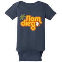 Slam Diego Tropical Baseball Baby Bodysuit