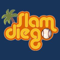 Slam Diego Tropical Baseball Tie-Dye T-Shirt